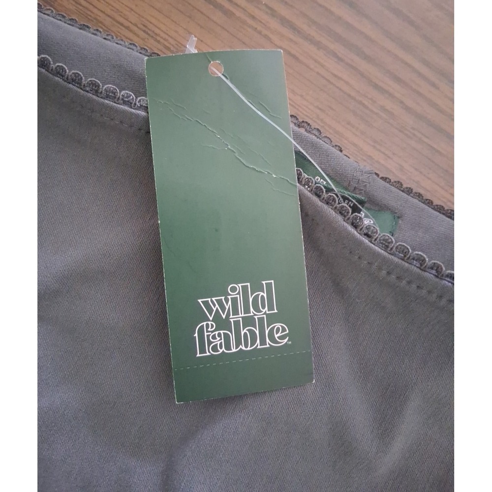 Wild Fable XL Skort Gray Stretch Side Zip Mini Skirt NEW - Picture 4 of 14